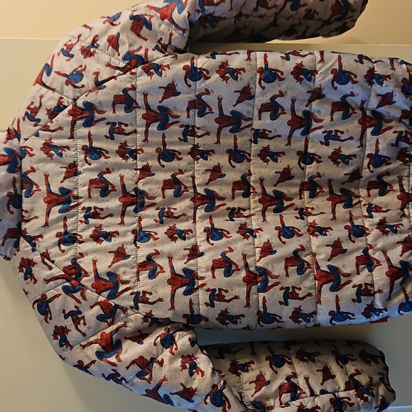 ✨️DISNEY STORE |MARVEL SPIDER-MAN ILLUSTRATION PUFFER JACKET| BOYS SIZE 7/8 - Picture 6 of 10